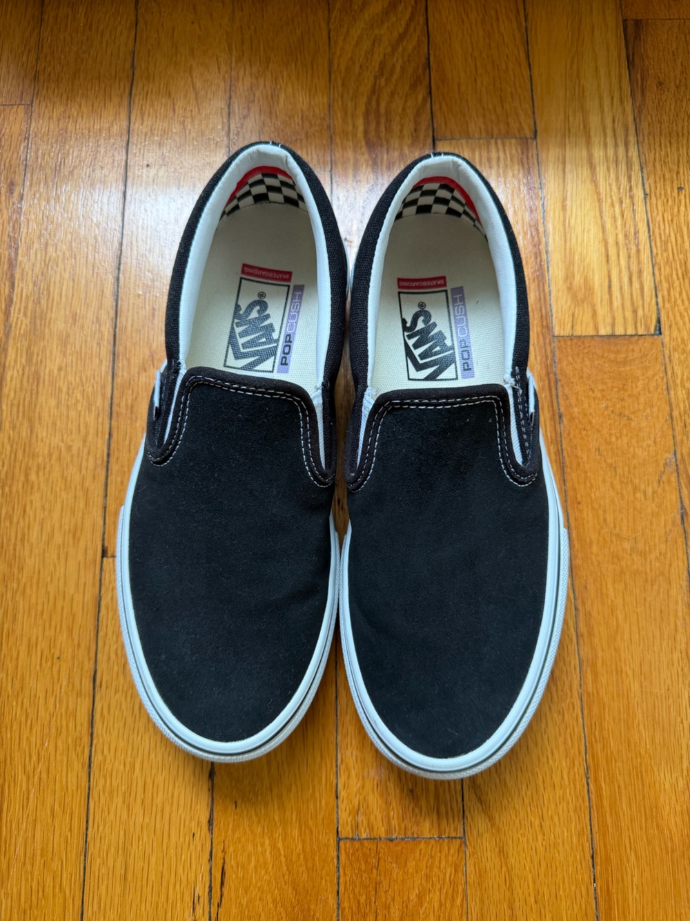 Vans Black Slip-On Suede Men’s Loafers